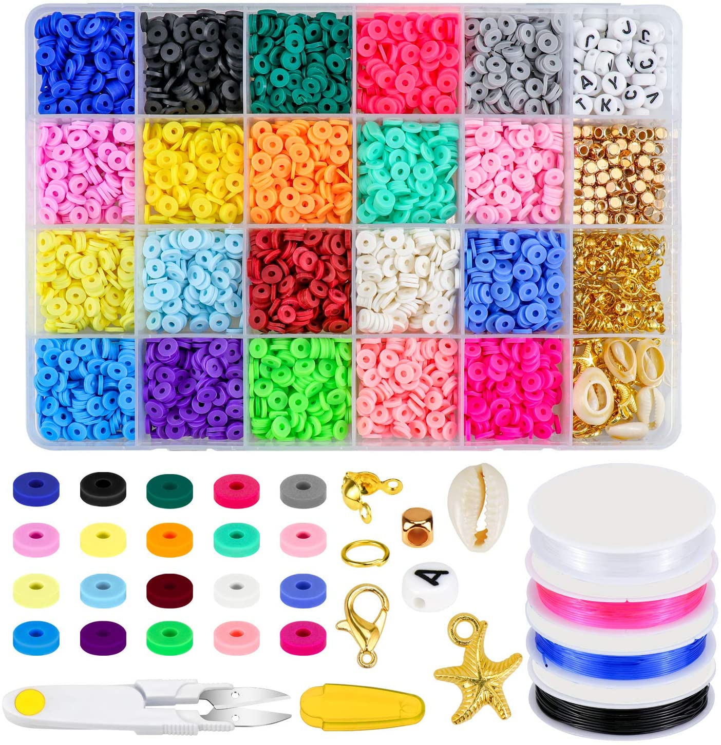 heishi beads 4000DIY  clay beads