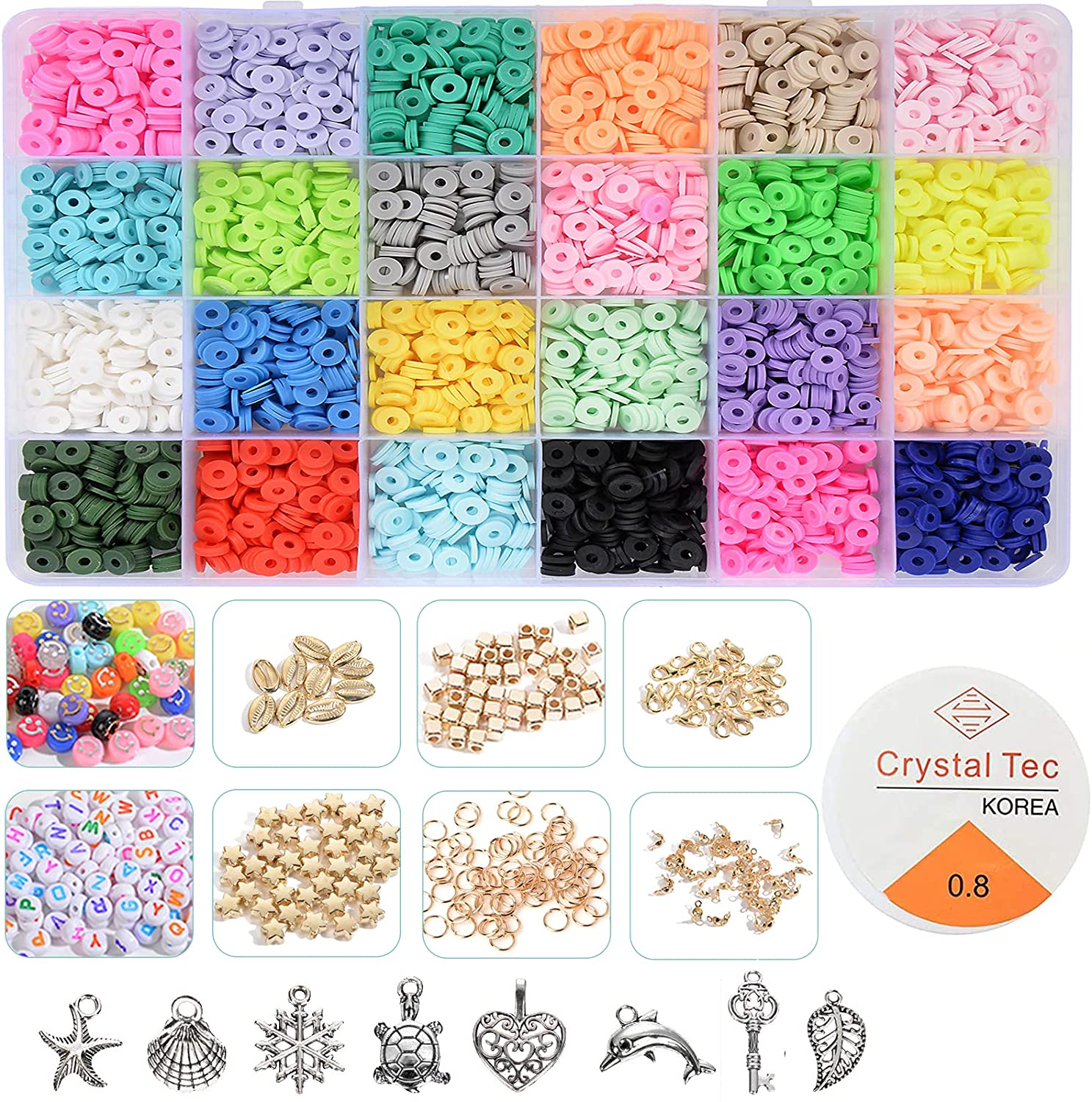 (THE BEST GIFT）bracelet necklace earring DIY craft kit