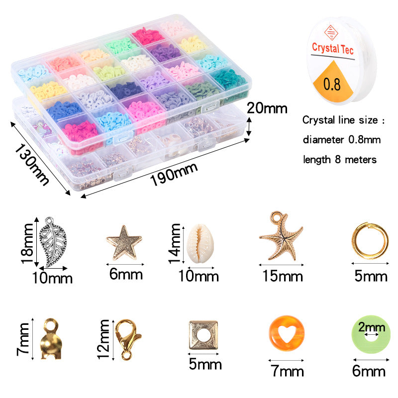 5400 Heishi beads Clay beads for bracelets