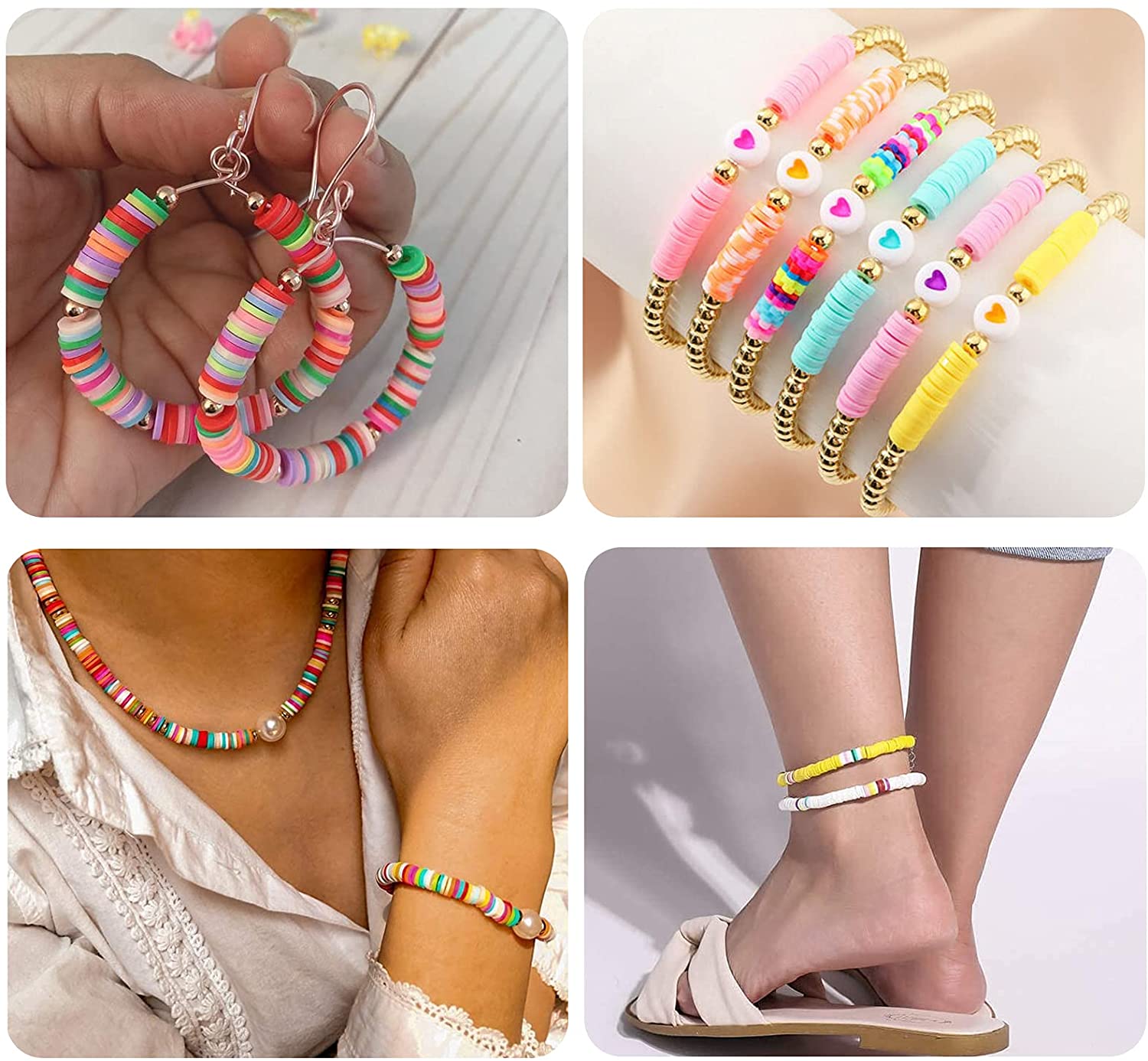 (THE BEST GIFT）bracelet necklace earring DIY craft kit