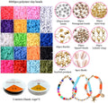 4800 6mm round clay spacer beads